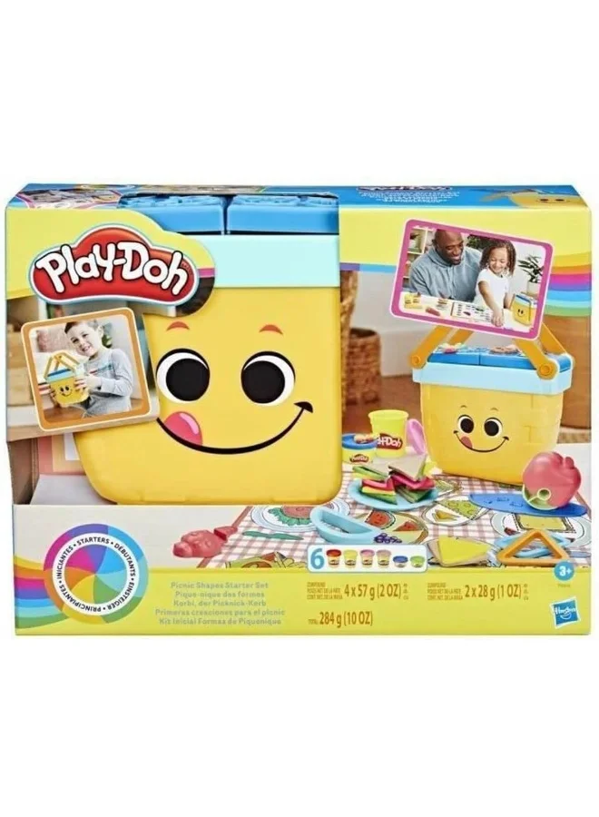 Creative Dough Picnic Shapes Activity Set for Kids (Preschool Learning Toy, 150g) 5jz57