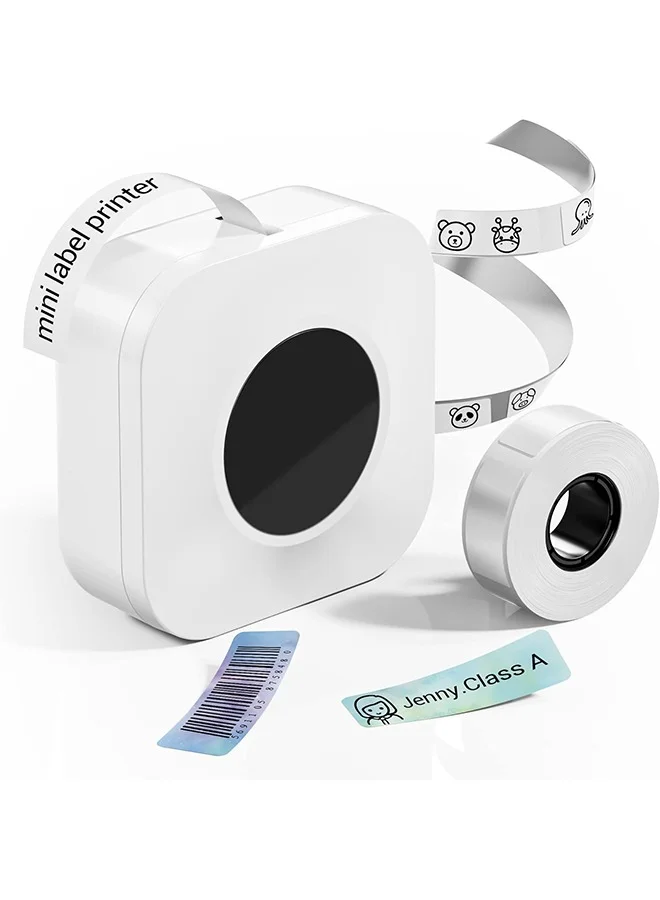 Portable Bluetooth Label Printer Wireless Handheld Label Maker for Home and Office (Compact Design) ugnhc