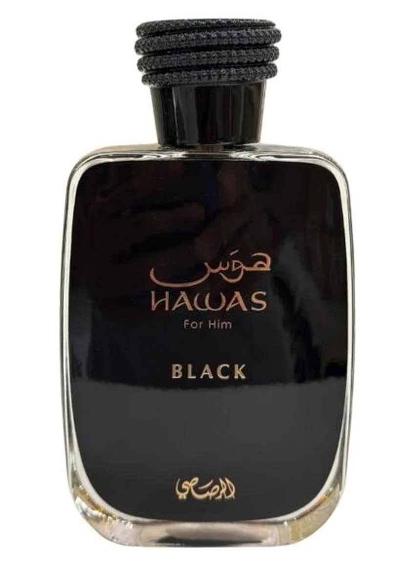 Rasasi Hawas Black Eau de Parfum Premium Fragrance for Men (100 mL) auhtm
