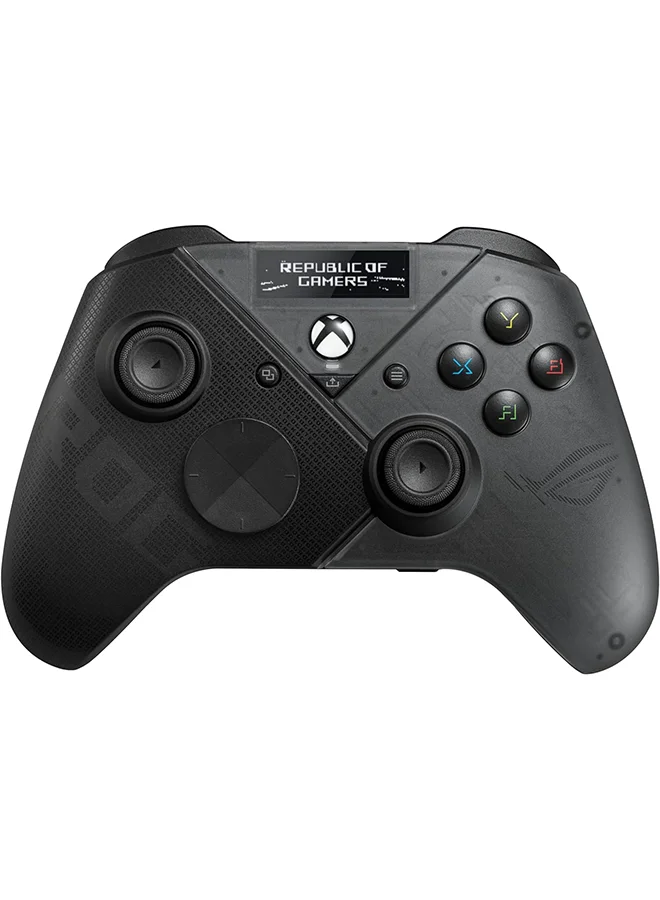 Premium Wireless Gaming Controller with OLED Screen and Tri-Mode Connectivity (Black, 1 Unit) egqxb