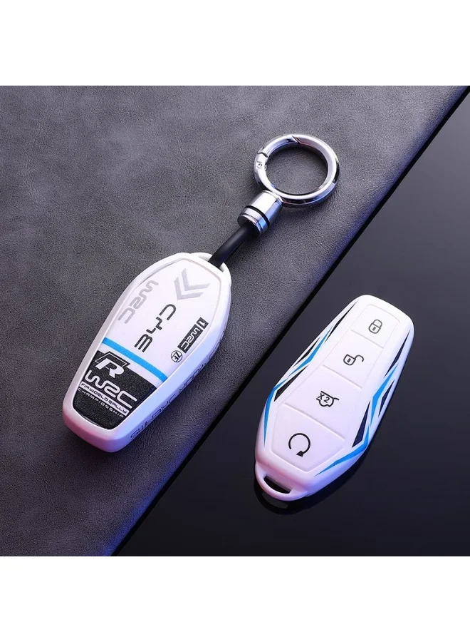 Premium Car Key Fob Protective Case Cover for Electric Vehicles (Black, 1 Piece) mn3iq