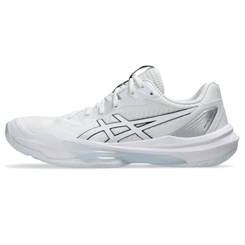 Premium Athletic Volleyball Shoes Lightweight Breathable Court Sneakers (White, 10) wuh0u