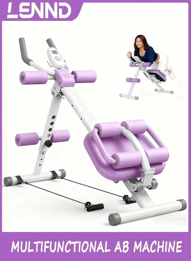LENND Multifunctional Abdominal Trainer Adjustable Workout Machine for Home Gym (Foldable, Full Body) 5xhkw