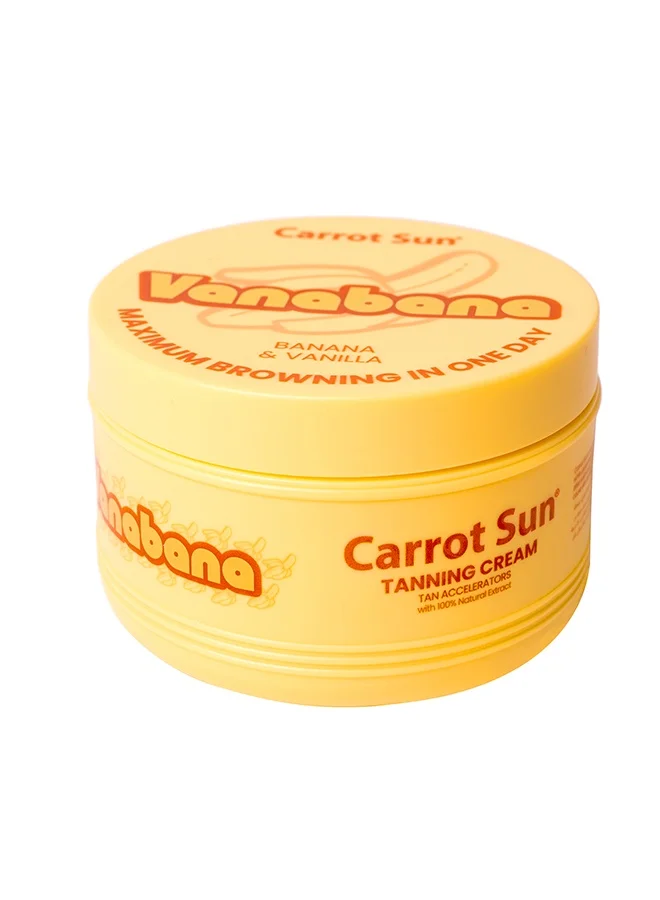 Carrot Sun Vanabana Tanning Cream Premium Sun-Kissed Glow Formula (350 mL) tp12a