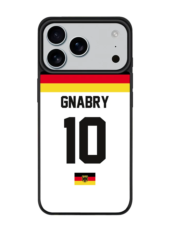 Stylizedd Magnetic Protective Case for Smartphone 17 Pro Max, Slim Polycarbonate Cover with Football Germany Print (Compatible with MagSafe) fhsrb