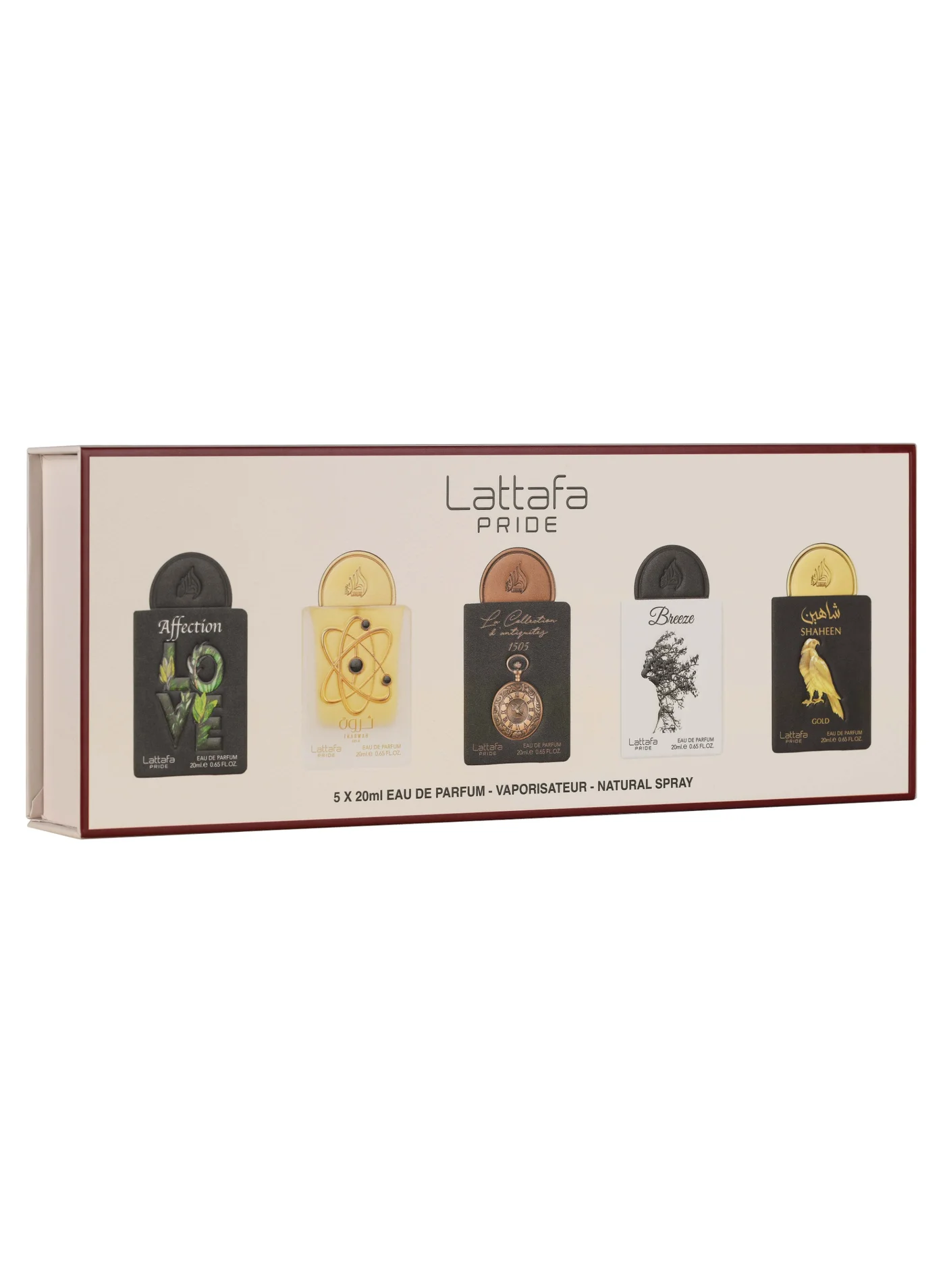 Lattafa Pride Fragrance Gift Set Collection 1 Premium Perfume Selection (5 x 20 mL) vh50q