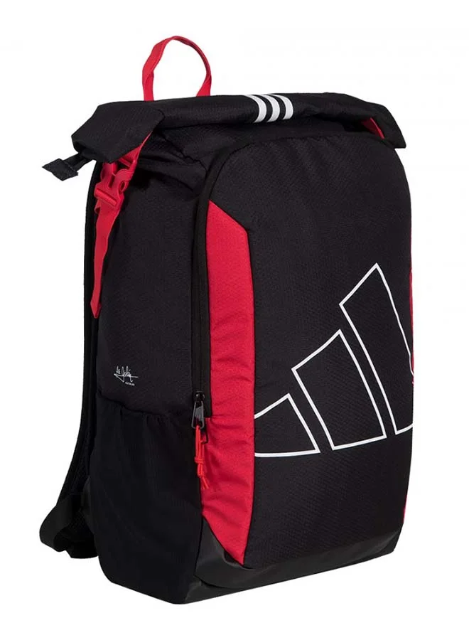 Sport Multigame Backpack Premium Sports Gear Bag for Padel and Tennis (Black, 50 cm x 30 cm x 20 cm) 2zurd