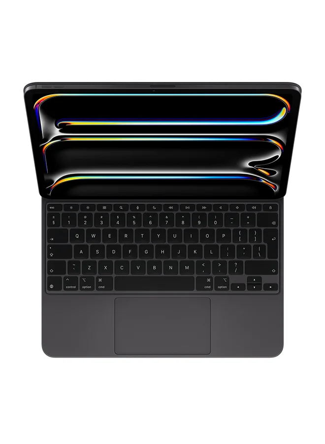 Premium Smart Tablet Keyboard Case with Trackpad and Function Row for 13-inch Pro Tablets (Black) mmr83