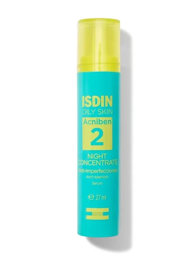 ISDIN Acniben Night Concentrate Serum for Blemish-Prone Skin (Clear, 27 mL) z9uwl