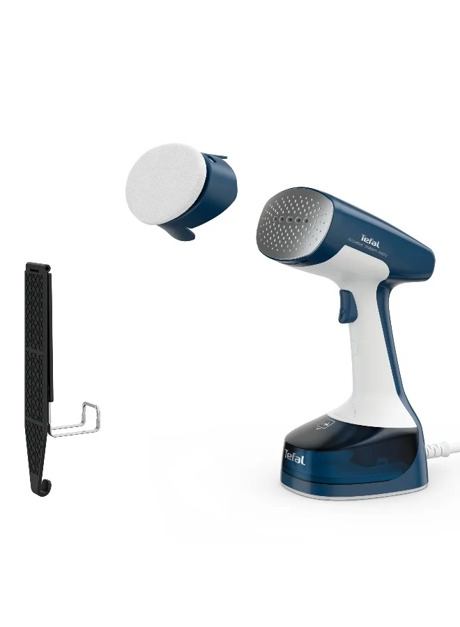 Premium Handheld Garment Steamer 1400W Rapid Heat-Up Portable Fabric Wrinkle Remover (White, 500 mL) 7t4sv