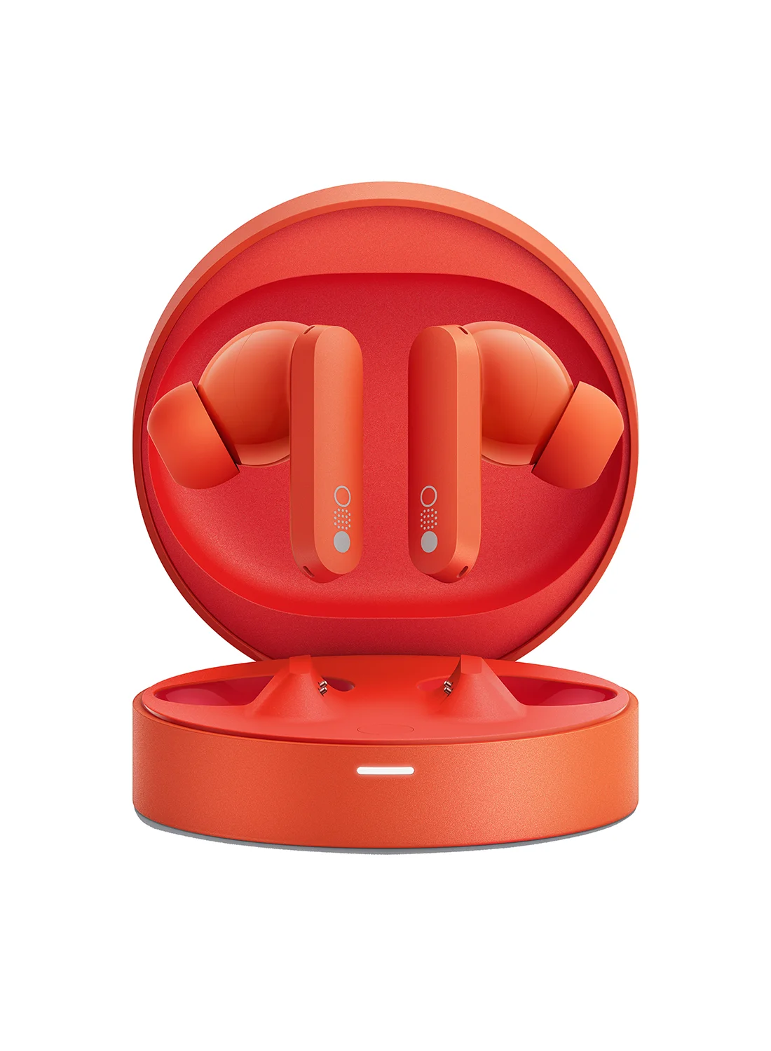 Premium Wireless Earphones with Active Noise Cancellation and Ultra Bass Technology (Orange) 91ony