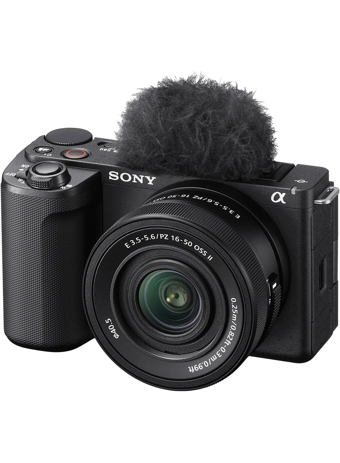 Premium APS-C Interchangeable-Lens Vlog Camera Kit with 16-50 mm Lens (Black, 26.0 MP) z4v1b