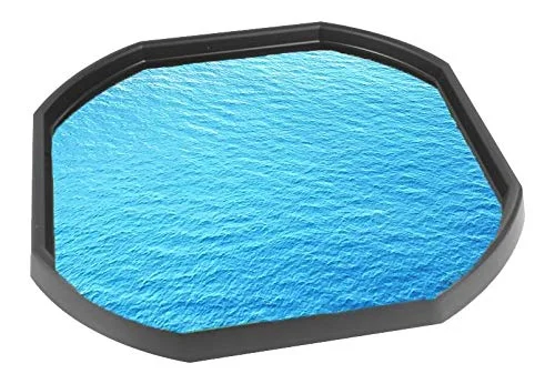 DUDU N GIRLIE Water Effect Vinyl Tuff Tray Insert (86 x 86 cm) Premium Sensory Play Mat for Large Tuff Spot Trays epy2c