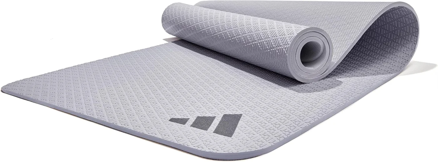 Premium Non-Slip Yoga Mat Extra Thick Exercise Fitness Pad (Silver Violet, 183 cm x 10 mm) 88vzq