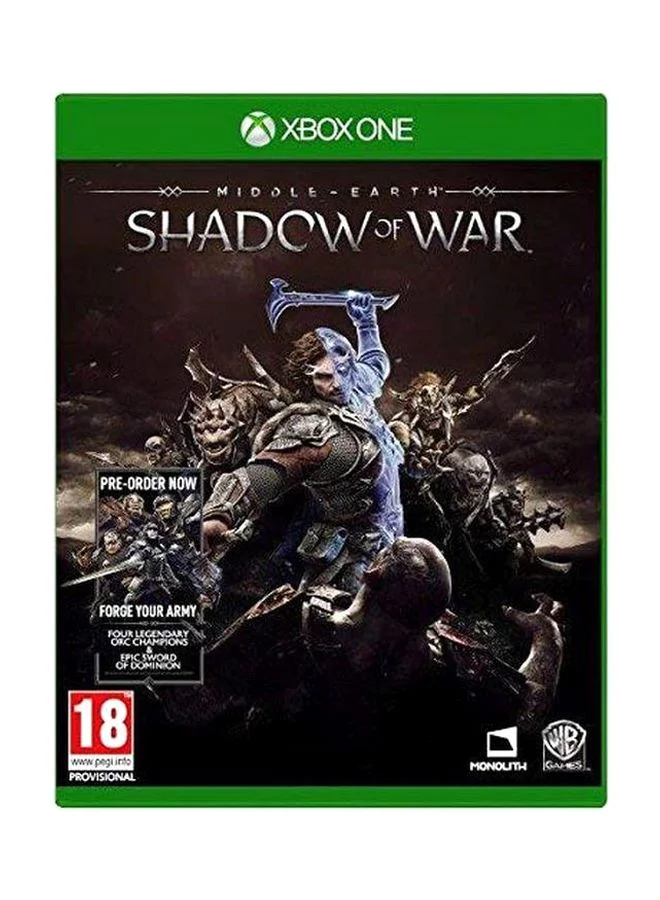 Middle Earth Shadow of War Action Adventure Game for Console One (International Version) 3tvog