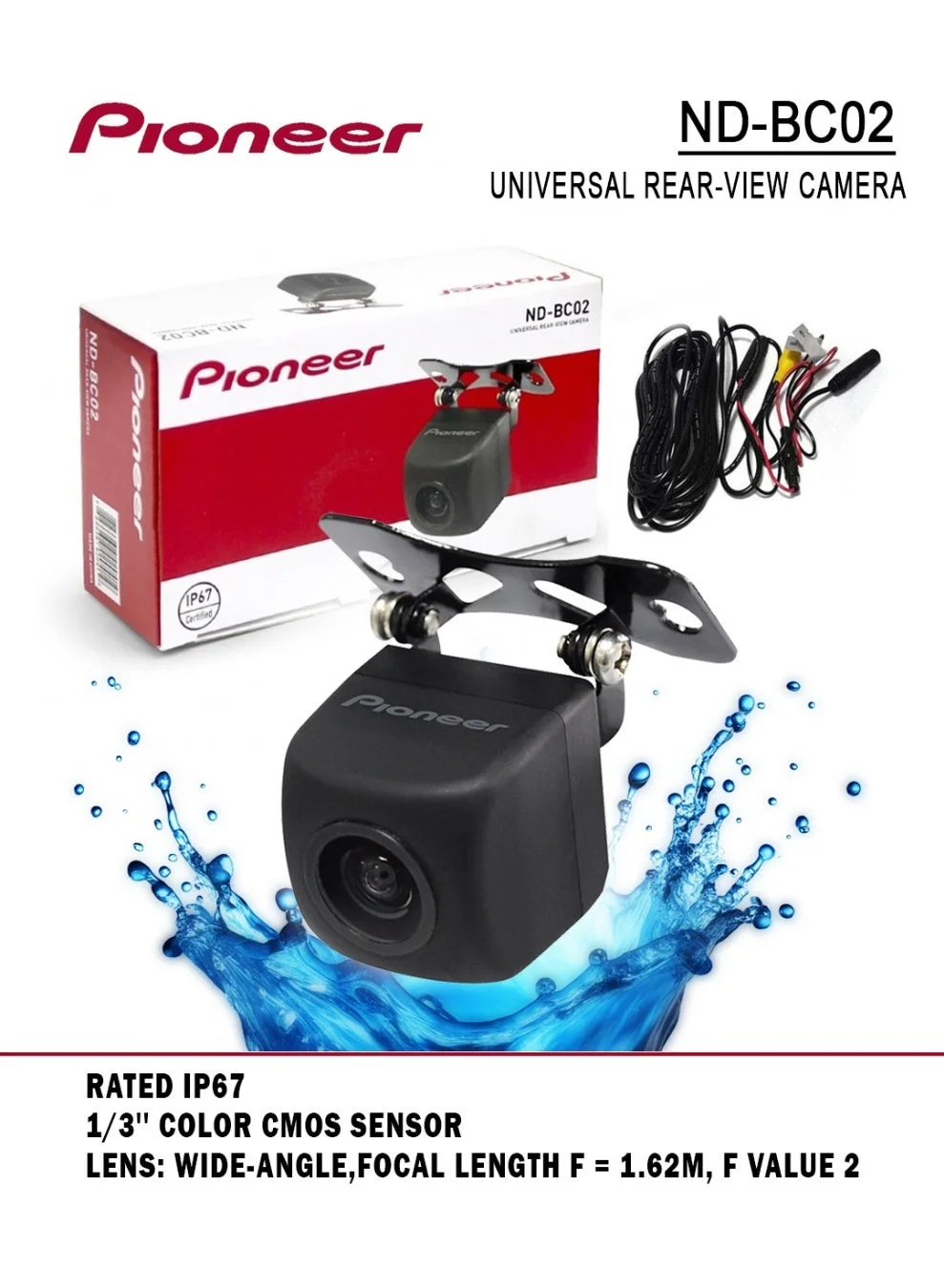 Universal HD Rear View Reverse Camera Parking Assist System with Wide Angle Night Vision (Waterproof, 1 Unit) r2hgf