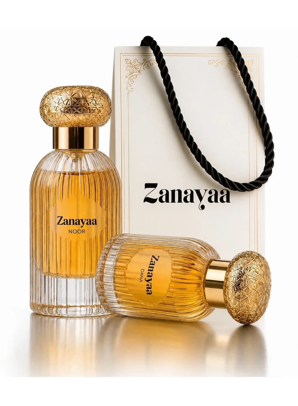 Al Zanayaa Dana & Noor Eau De Parfum Set, Premium Arabic Unisex Fragrance (2 x 50 mL) bv1mx