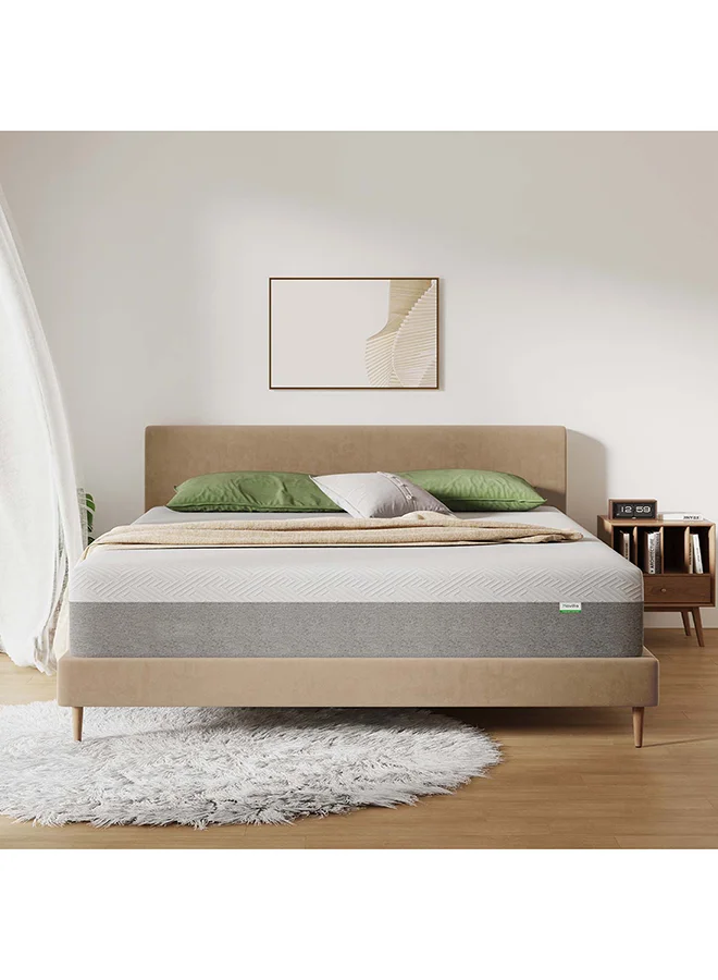 Novilla Super King Mattress (Gel Memory Foam, Medium Firm, 200x200x15cm) Premium Cooling Bed for Home 2m1oq