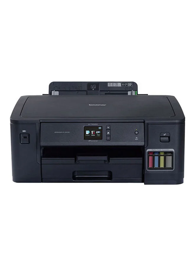 Premium A3 Colour Inkjet Printer with Refill Tank System and Wireless Connectivity (Black, 1 Unit) iuopx