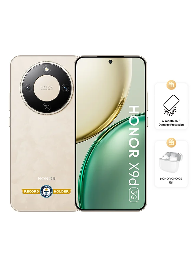 Premium 5G Smartphone 12GB RAM 256GB Dual SIM Sunrise Gold (6.79-inch Display, 8300mAh Battery) - Middle East Version a818q