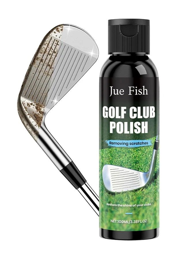 JUE FISH Golf Club Polish and Metal Rust Remover for Stainless Steel Wedges and Putters (100 mL) eemdl