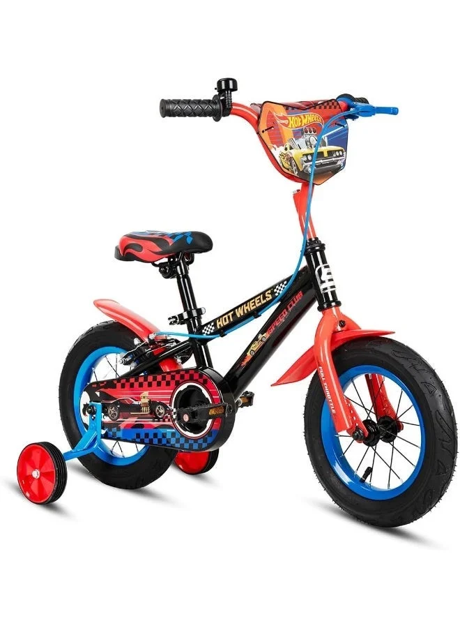 Spartan Kids Bicycle 12-Inch Wheel Steel Frame with Training Wheels and Adjustable Seat for Beginners 8f9bh