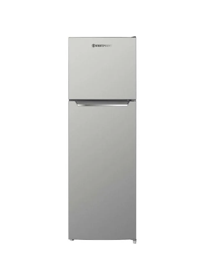 Westpoint Double Door Refrigerator with No Frost Technology and Fresh Zone Compartment (Dark Silver, 255 L) wkjtv