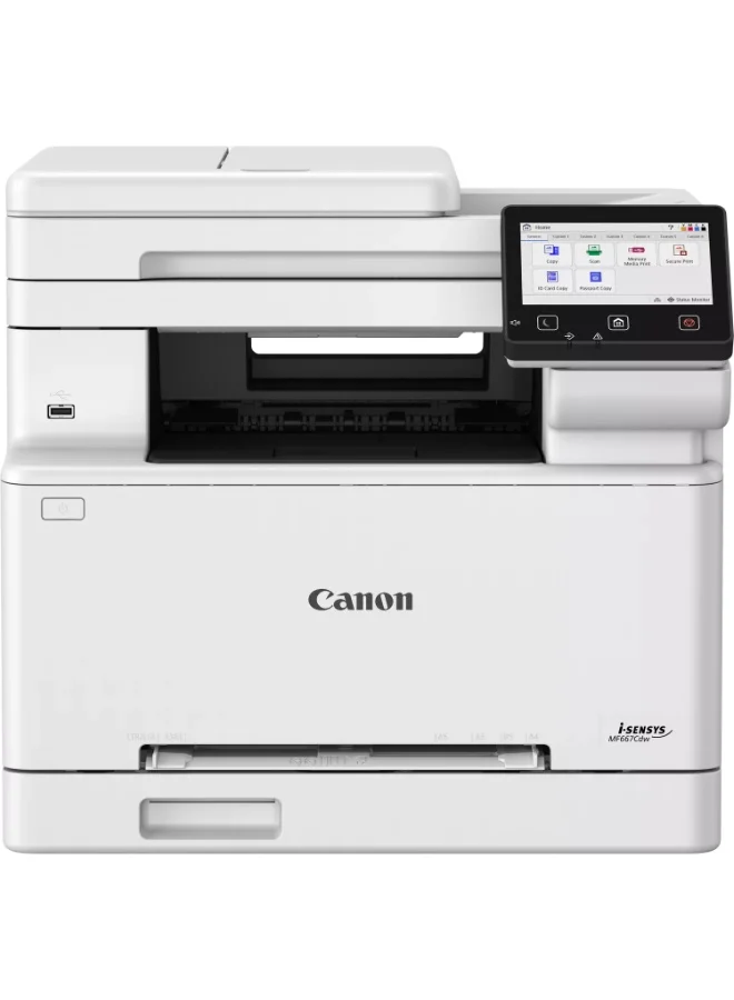 Premium Multi-Function Colour Laser Printer Wireless Office All-in-One Device (White) pxvg3