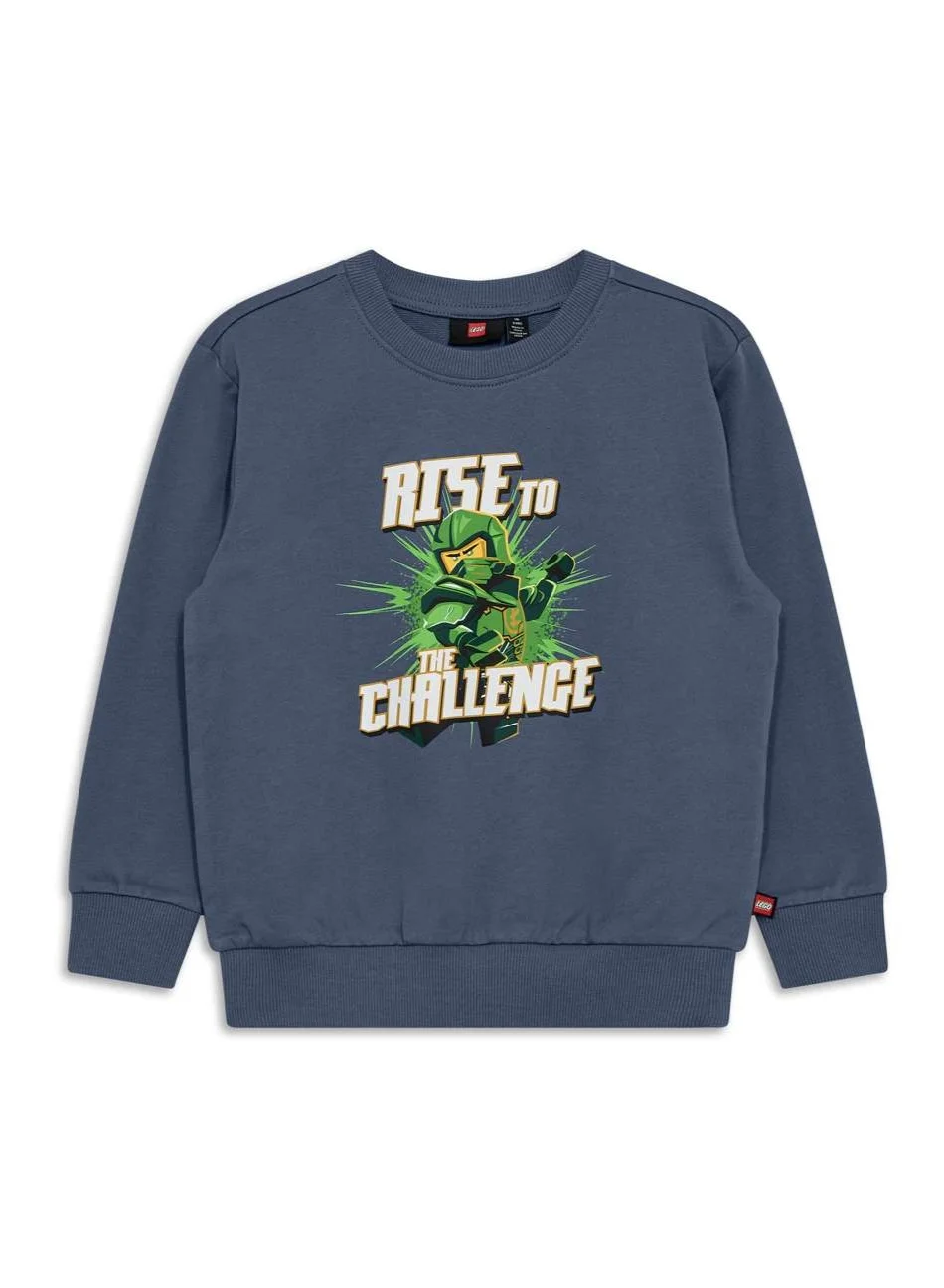 Premium Graphic Pullover Hoodie for Kids Building Blocks Theme Casual Apparel (Size 130cm) mw9nj