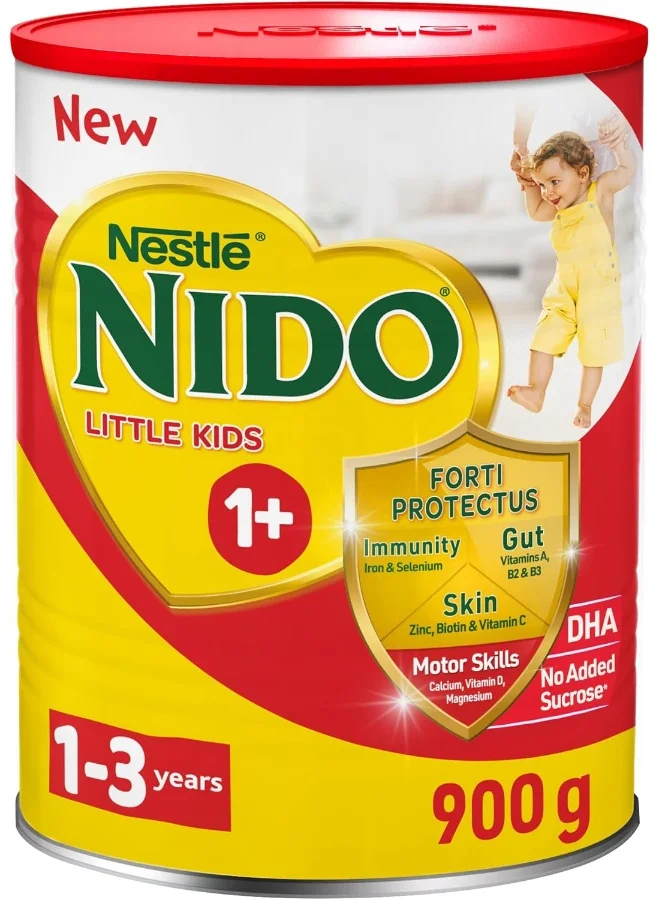 Nido Growing Up Formula Powder for Toddlers (1-3 Years) Premium Nutritional Drink (900g) pklty