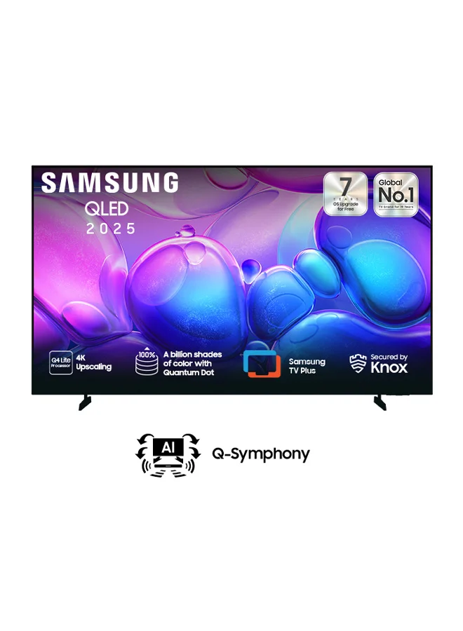 Ultra-HD 65-Inch QLED 4K Smart TV Premium Home Cinema Display with Quantum HDR and Motion Xcelerator (Black, 165 cm) 1ra8p