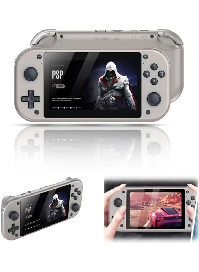 M17 Portable Retro Handheld Game Console - 4.3-Inch HD Display with 10000 Classic Games - Dual Joystick Gaming Device for Kids and Adults (10.9 cm) 6wtuj