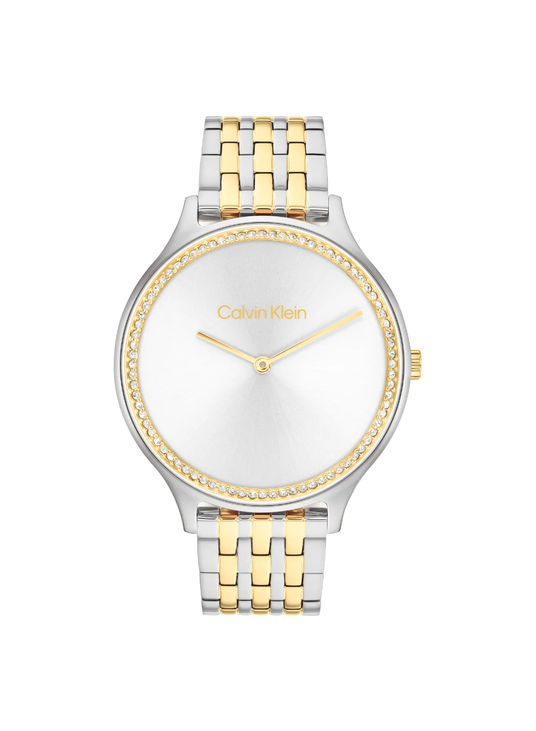 Premium Round Analog Women's Watch with Stainless Steel Band (Silver, 32 mm) r0lwo