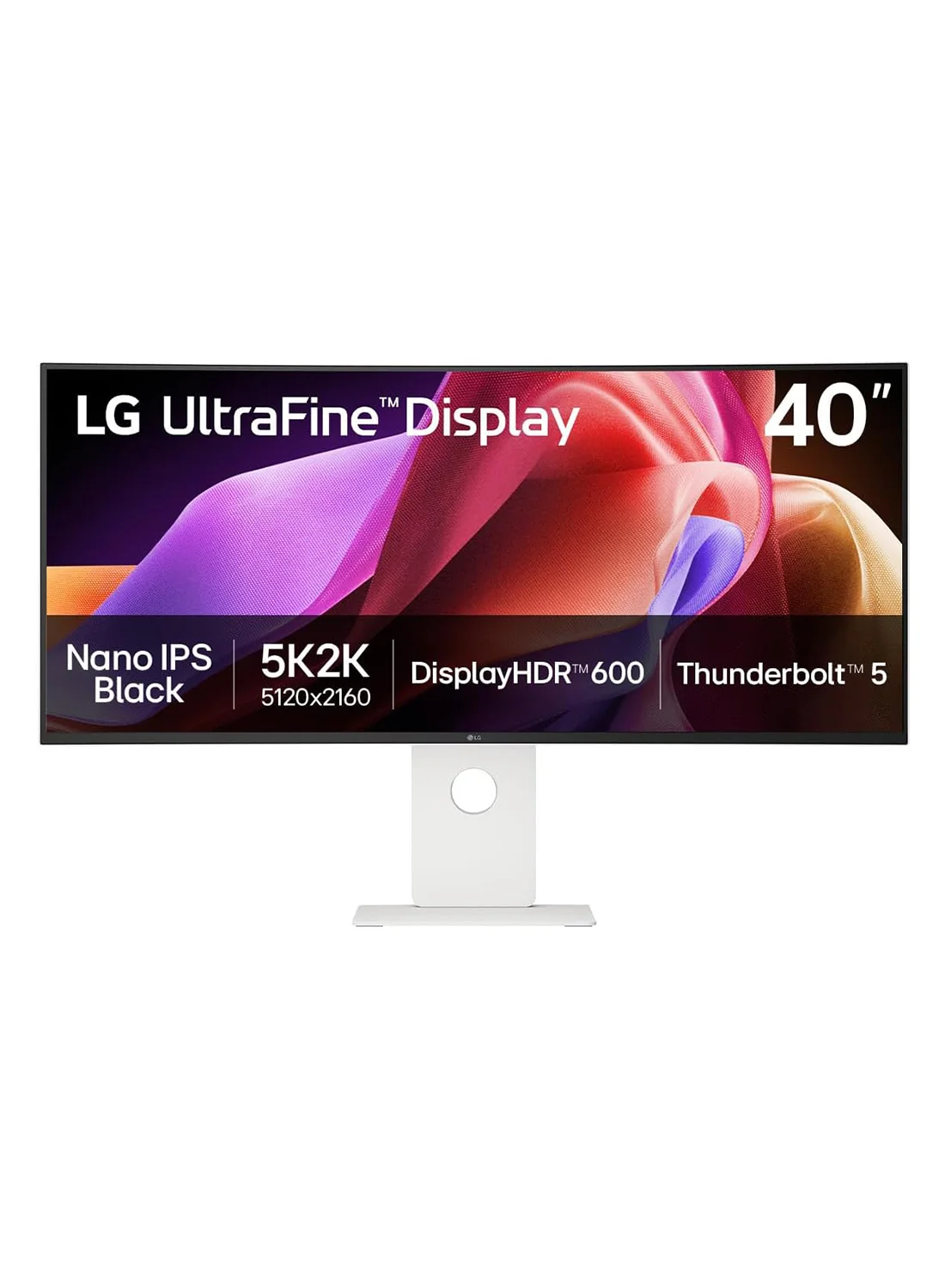 Ultra-HD 40-inch UltraWide Monitor 5K2K Nano IPS Display 120Hz Refresh Rate (Black, 101.6 cm) fbnbq