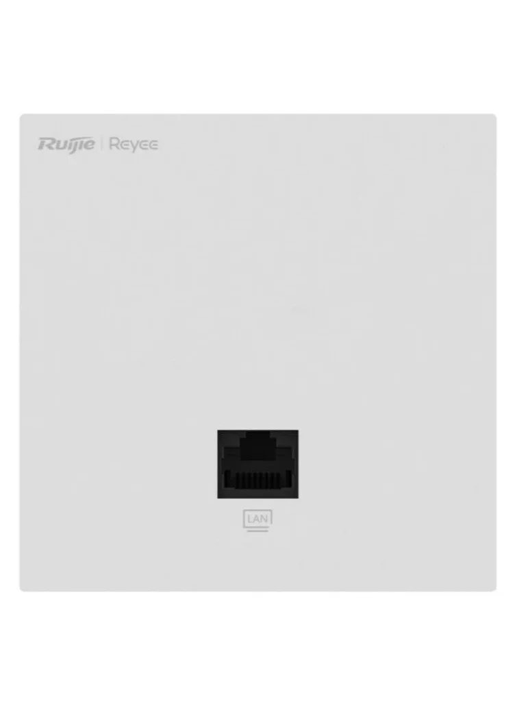 Ruijie Reyee Wi-Fi 6 AX3000 Wall-Plate Access Point Dual-Band MU-MIMO Gigabit PoE (86 mm) p26d2