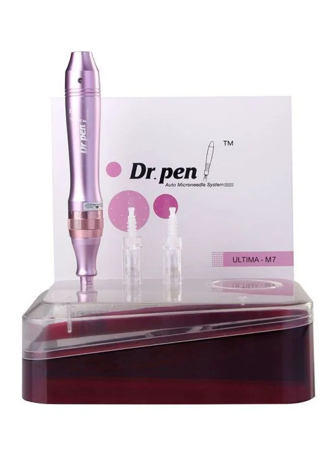 Dr.pen Ultima M7 Wireless Microneedling Device Professional Skin Care Tool (Pink, 1 Piece) tmblc