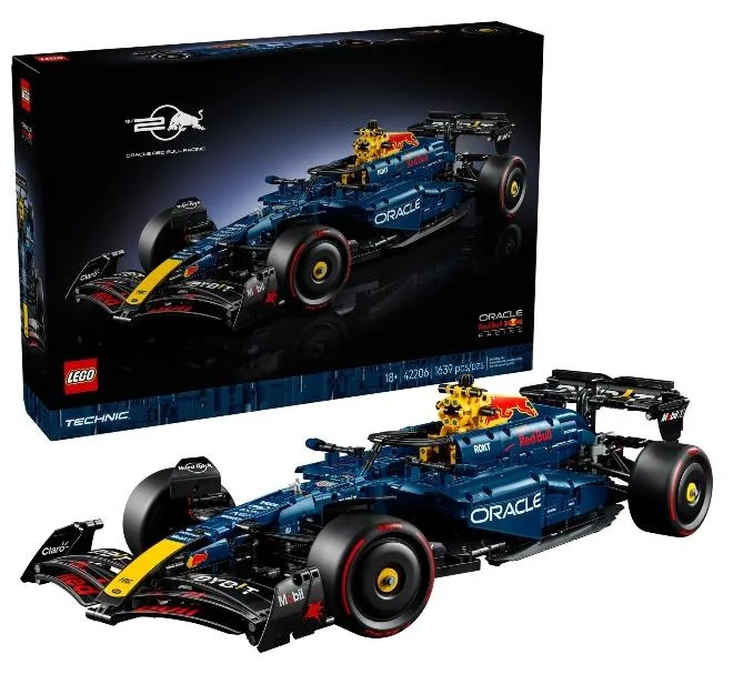Premium Formula Racing Car Building Set High-Detail Construction Model (Red, 1639 Pieces) dt3uk