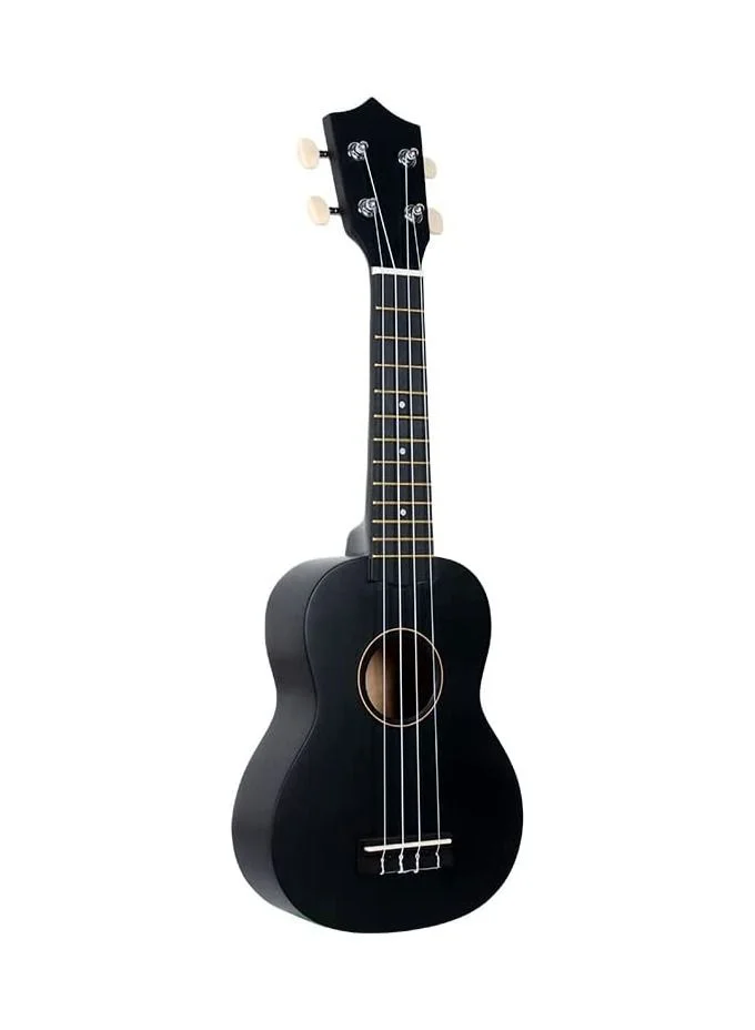 Megarya Acoustic Ukulele 21-Inch Mahogany Wood String Instrument for Beginners (Black, 53 cm) 858gn