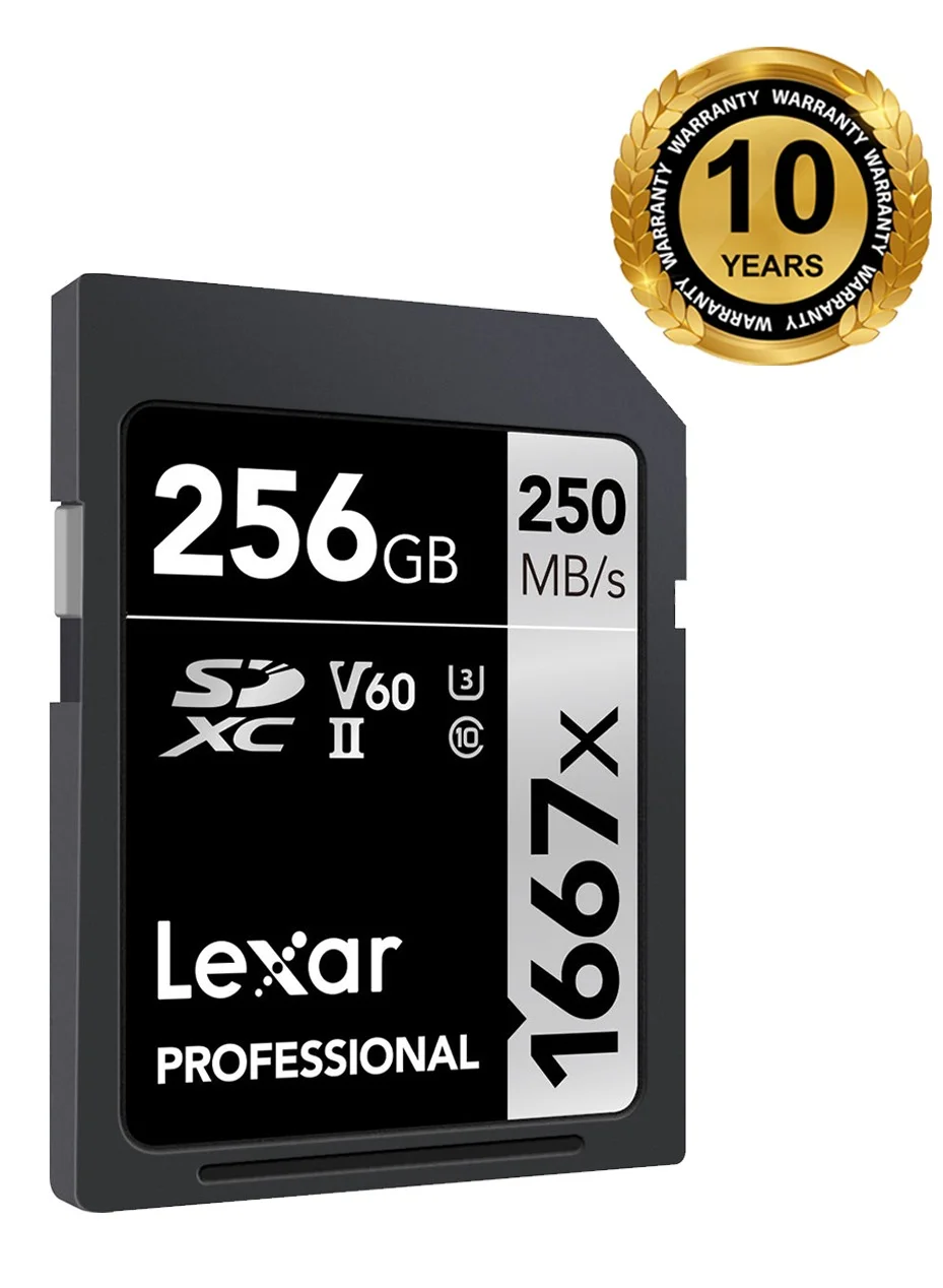Professional High-Speed UHS-II SDXC Memory Card (256GB) - Premium Data Storage for DSLR and Mirrorless Cameras c3xiy