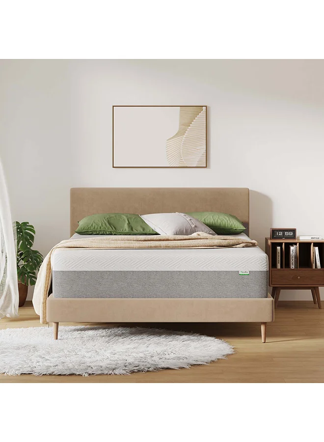 Novilla Queen Mattress 150x200cm 25cm Gel Memory Foam Medium Firm Bed in a Box for Cool Sleep sxeqq
