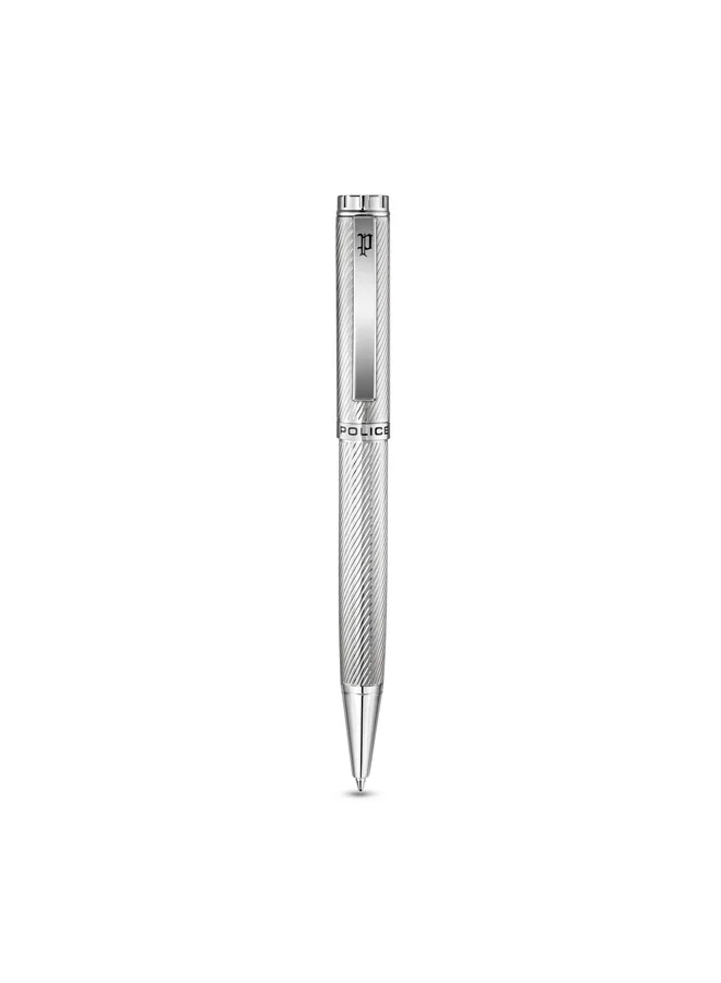 Cavolini Premium Stainless Steel Twist Ballpoint Pen (Blue Ink, 14 cm) c8tsu