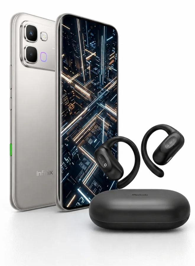 Premium 5G Curved Smartphone With Earbuds (16GB RAM, 256GB Storage, 6.78-inch AMOLED, 6500mAh Battery, Lunar Titanium) zeq3g