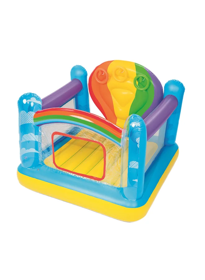 Bestway Inflatable Hot Air Balloon Bouncer Premium Vinyl Play Center for Kids (175x173x137cm) zgrep