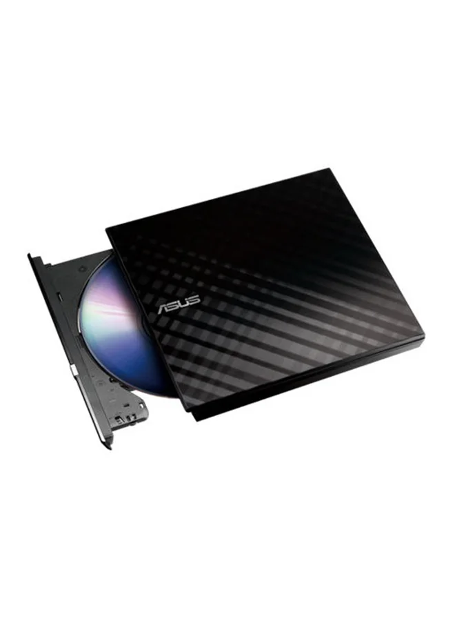 Premium External DVD Writer Optical Drive (Black, Slim Portable Design) p7x5z