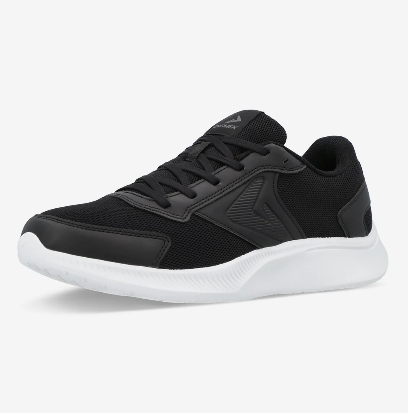 Premium Men's Lightweight Running Shoes Breathable Textile Athletic Sneakers with EVA Cushioning (Black, 42 EU) qii9g