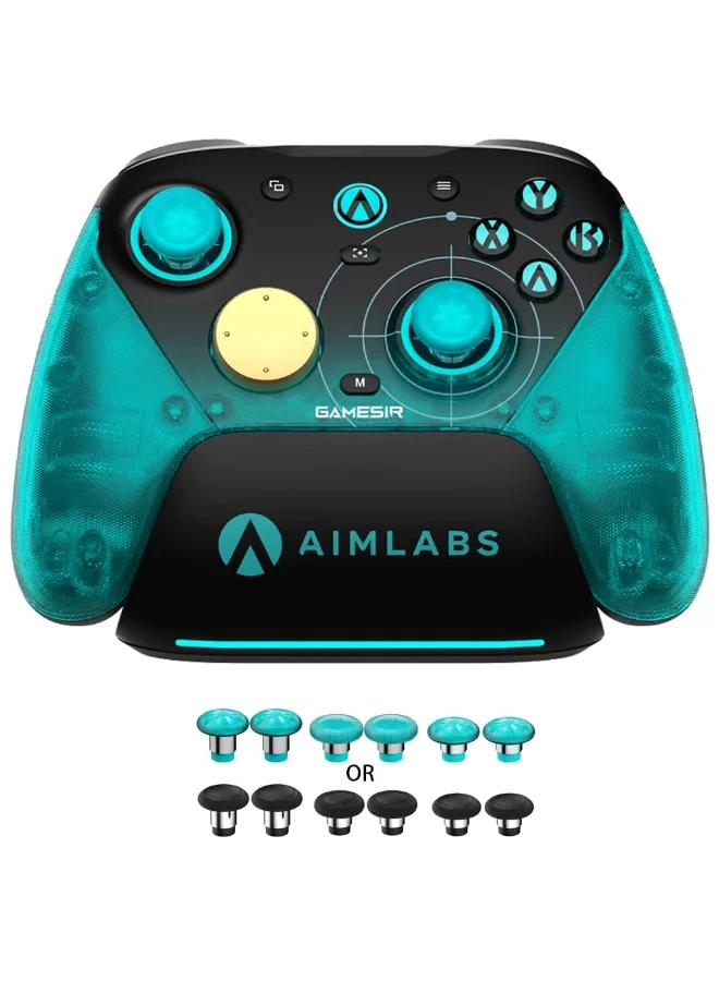 GameSir G7 Pro 8K Wireless Gaming Controller for PC, Esports Hall Effect Trigger Gamepad with TMR Anti-Drift Joysticks (Black, 1 Unit) nd6iv