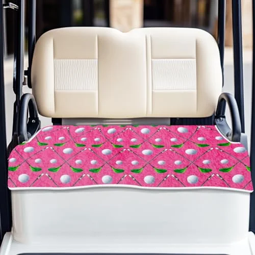 ORIGACH Golf Cart Seat Cover Cooling Blanket Premium Microfiber Towel for 2-Seater Carts (130x79cm) mmeni