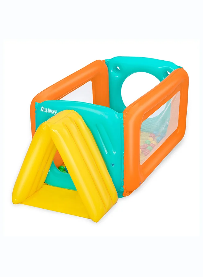 Inflatable Tunneltopia Ball Pit Outdoor Water Play Set for Kids and Families (178cm x 91cm x 70cm) yahjo