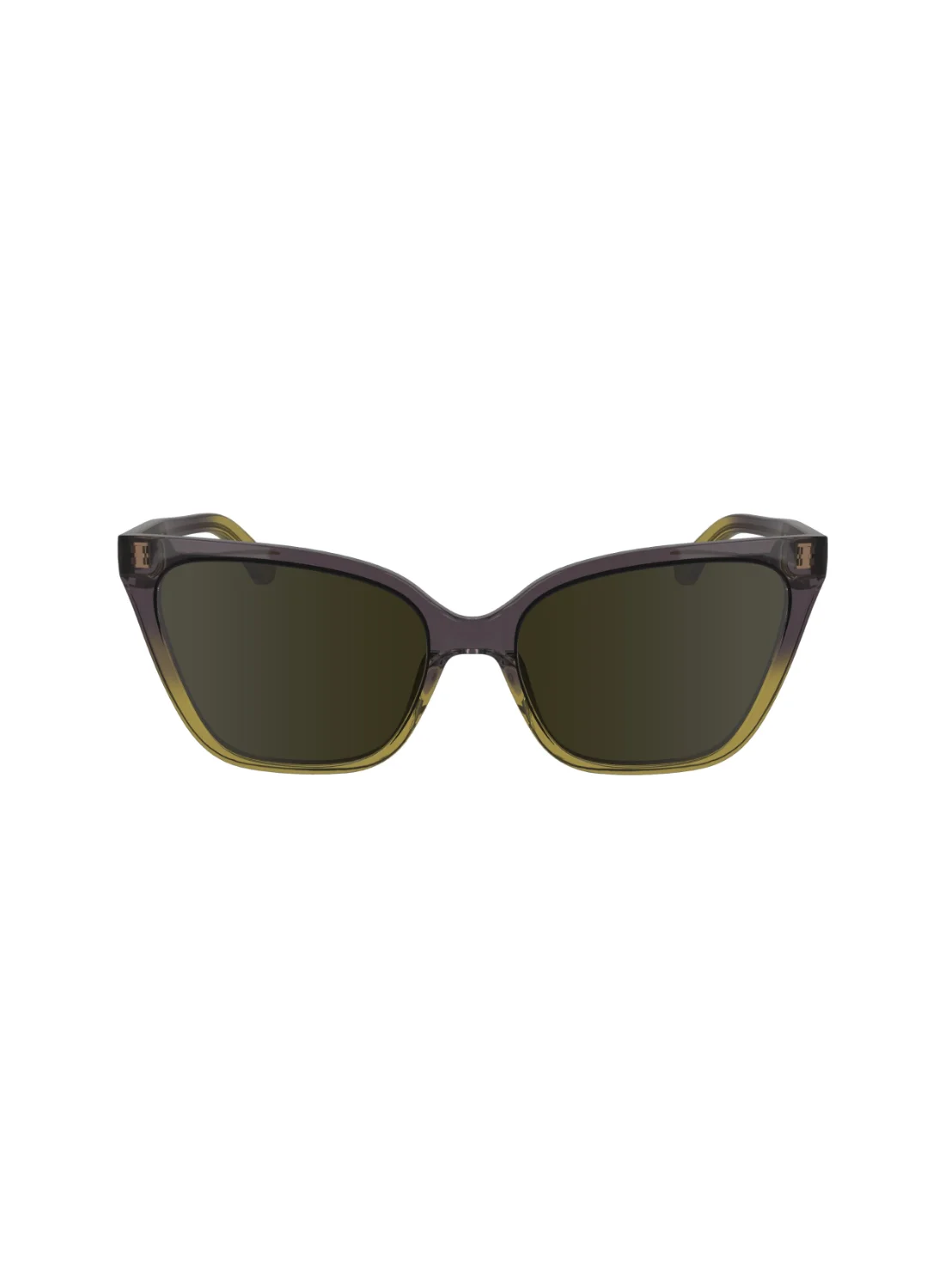Premium Cat Eye Sunglasses Bio-Injected Full Rim Frame for Women (Violet/Beige, 57mm) fagk9