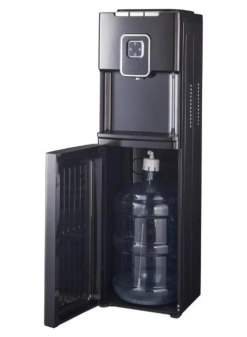 TORNADO Bottom Loading Water Dispenser with 3 Taps Hot and Cold Function and Child Safety Lock (Black) rl7jb